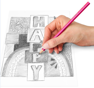 STAEDTLER Crayon graphite Noris HAPPY, carquois de 72