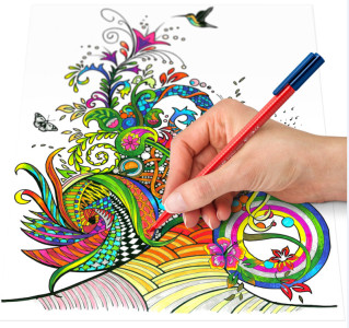 STAEDTLER Feutre de coloriage triplus color,set anniversaire