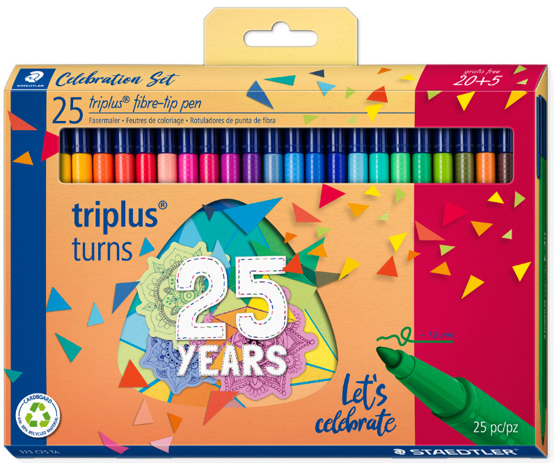 STAEDTLER Feutre de coloriage triplus color,set anniversaire