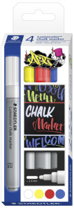 STAEDTLER Lumocolor Marqueur à la craie chalk marker, étui