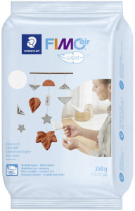FIMO air light Pâte à modeler durcissant à l'air, blanc