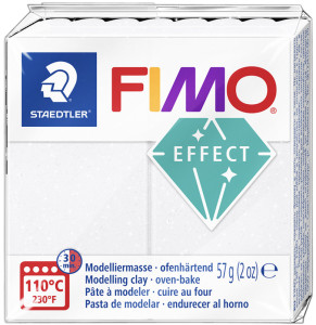 FIMO Pâte à modeler EFFECT GALAXY, vert, 57 g