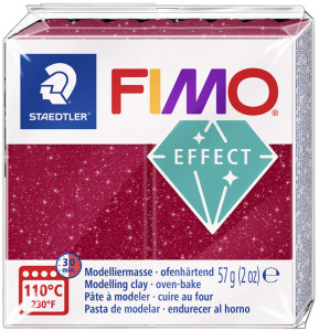 FIMO Pâte à modeler EFFECT GALAXY, vert, 57 g