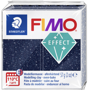 FIMO Pâte à modeler EFFECT GALAXY, vert, 57 g