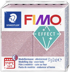 FIMO Pâte à modeler EFFECT, or pailleté, 57 g