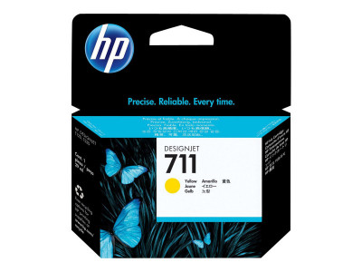 HP : Cartouche encre No 711 JAUNE 29 ML