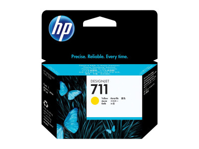 HP : Cartouche encre No 711 JAUNE 29 ML