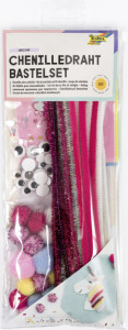 folia Kit d'activités en fil chenille UNICORN, 227 pièces