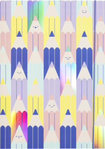 folia Pochette de rangement à dessins HOTFOIL Magic Unicorns