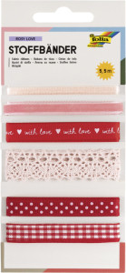 folia Ruban en tissu set Flower Fields,longueur totale: 5,5m