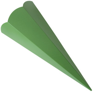 Cônes d'écolier hexagonaux Folia, 680 mm, gris