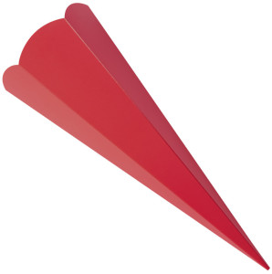 Cônes d'écolier hexagonaux Folia, 680 mm, gris