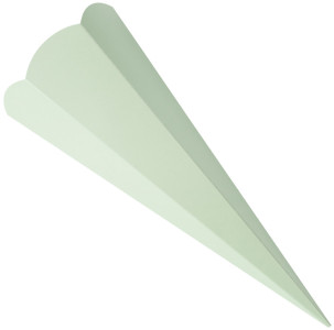 Cônes d'écolier hexagonaux Folia, 680 mm, gris