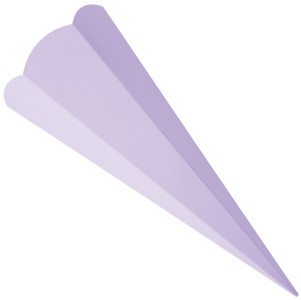 Cônes d'écolier hexagonaux Folia, 680 mm, gris