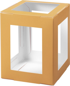 folia Pièces en carton pour mini lanterne, vert