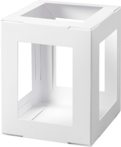 folia Pièces en carton pour lanterne, 135x135x180 mm, orange