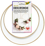 folia Anneau décoratif métal, 250 mm et 300 mm, blanc folia Anneau décoratif métal, 250 mm et 300 mm, blanc