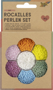 folia Set de perles de rocaille PASTEL