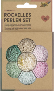 folia Set de perles de rocaille PASTEL