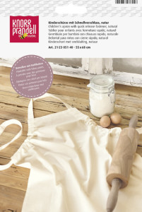 KNORR prandell Tablier en coton pour enfant, naturel