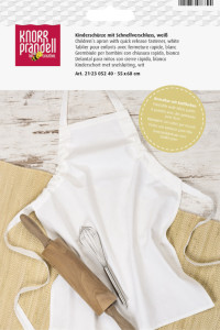 KNORR prandell Tablier en coton pour enfant, naturel
