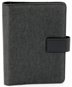 bind Classeur d'agenda rPET, sans calendrier, A5, anthracite