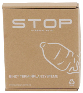 bind Classeur d'agenda rPET, sans calendrier, A7, anthracite