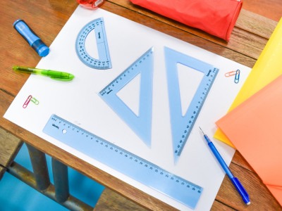 Wonday Set de traçage incassable, bleu, set de 4 pièces