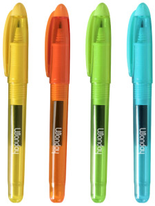 Wonday Stylo roller, pointe métal, présentoir de 36