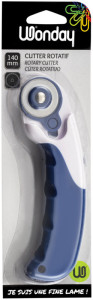 Wonday Cutter rotatif, diamètre de lame: 28 mm, bleu / blanc