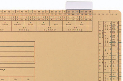 ELBA Vollsichtreiter für Einstellmappen, transparent