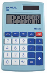 MAUL Calculatrice de poche M 8, 8 chiffres, rose