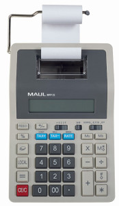 MAUL Calculatrice de bureau-imprimante printing MPP 32, gris