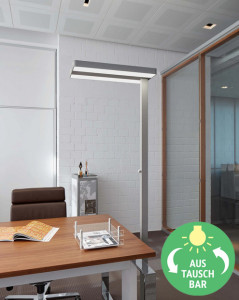 MAUL Lampadaire à LED MAULjaval, dimmable, noir