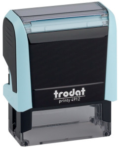 trodat Tampon automatique à texte Printy 4912 4.0, bleu