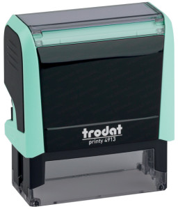 trodat Tampon automatique à texte Printy 4913 4.0, bleu
