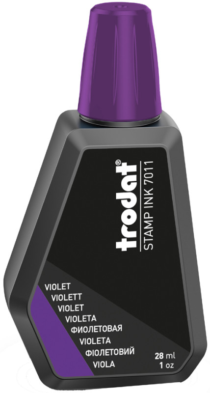 trodat Encre pour tampon encreur 7011, 28 ml, violet