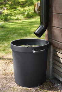 orthex Conteneur de jardin / bac, 45 litres, gris foncé