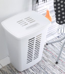 orthex Panier à linge avec couvercle, 60 litres, gris foncé orthex Panier à linge avec couvercle, 60 litres, gris foncé