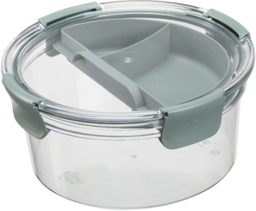 plast team Boîte repas Lyon To-Go, PP/tritan, 1,4 L, gris