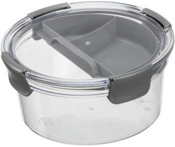 plast team Boîte repas Lyon To-Go, PP/tritan, 1,4 L, gris