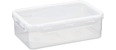 Plast team Boîte de conservation Airtight, 2,0 litres, blanc