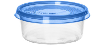 Plast team Boîte de congélation Helsinki, 0,15 L, rond, bleu