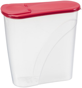 plast team Boîte à céréales Margerit, 2,6 litres, rouge