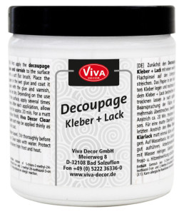 ViVA DECOR Découpage Colle + Vernis, transparent, 250 ml