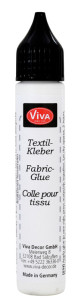 ViVA DECOR Colle pour tissu, transparent, 28 ml