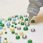 ViVA DECOR Stylo à perles, 28 ml, blanc glacé