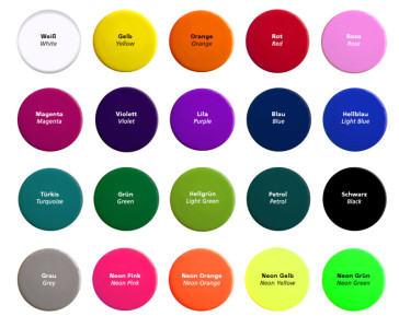 ViVA DECOR Blob Paint, 90 ml, bleu clair