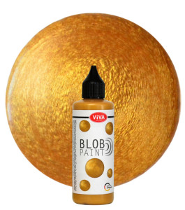 ViVA DECOR Blob Paint, 90 ml, acier métallisé