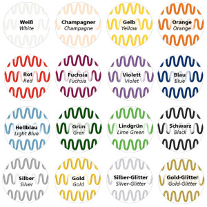 ViVA DECOR Candle Wachs Pen, 28 ml, orange